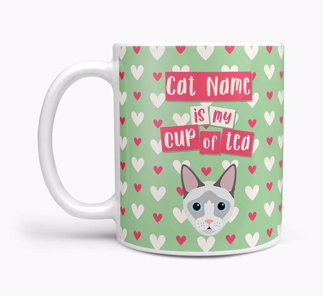 {dogsName} Is My Cup of Tea: Personalized {breedCommonName} Mug